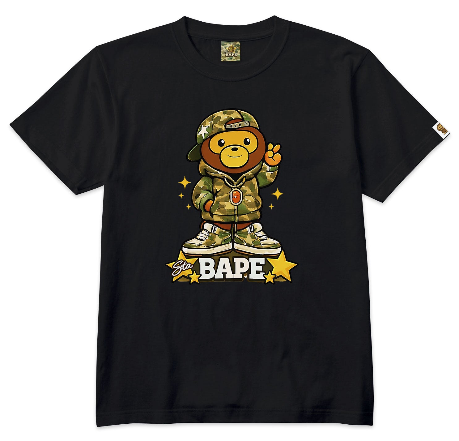 STABAPE camo monkey TEE