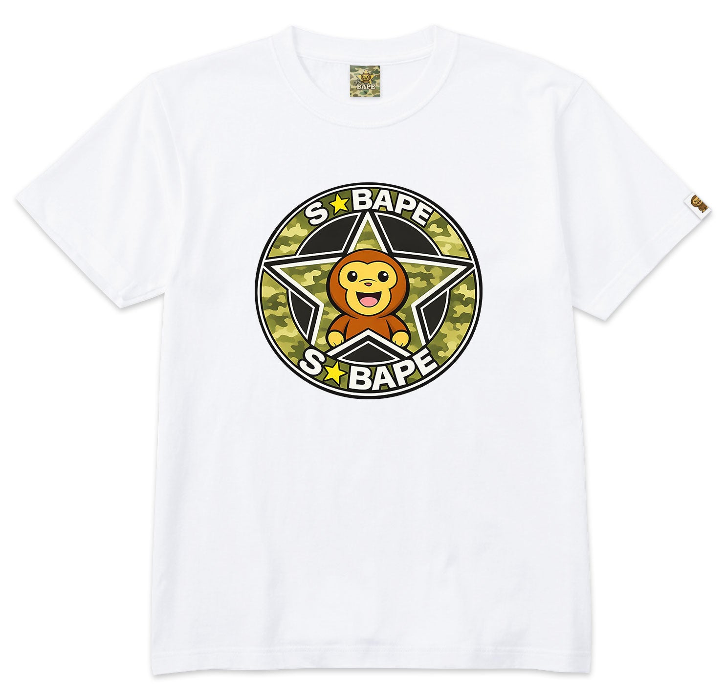 STABAPE  camo green TEE