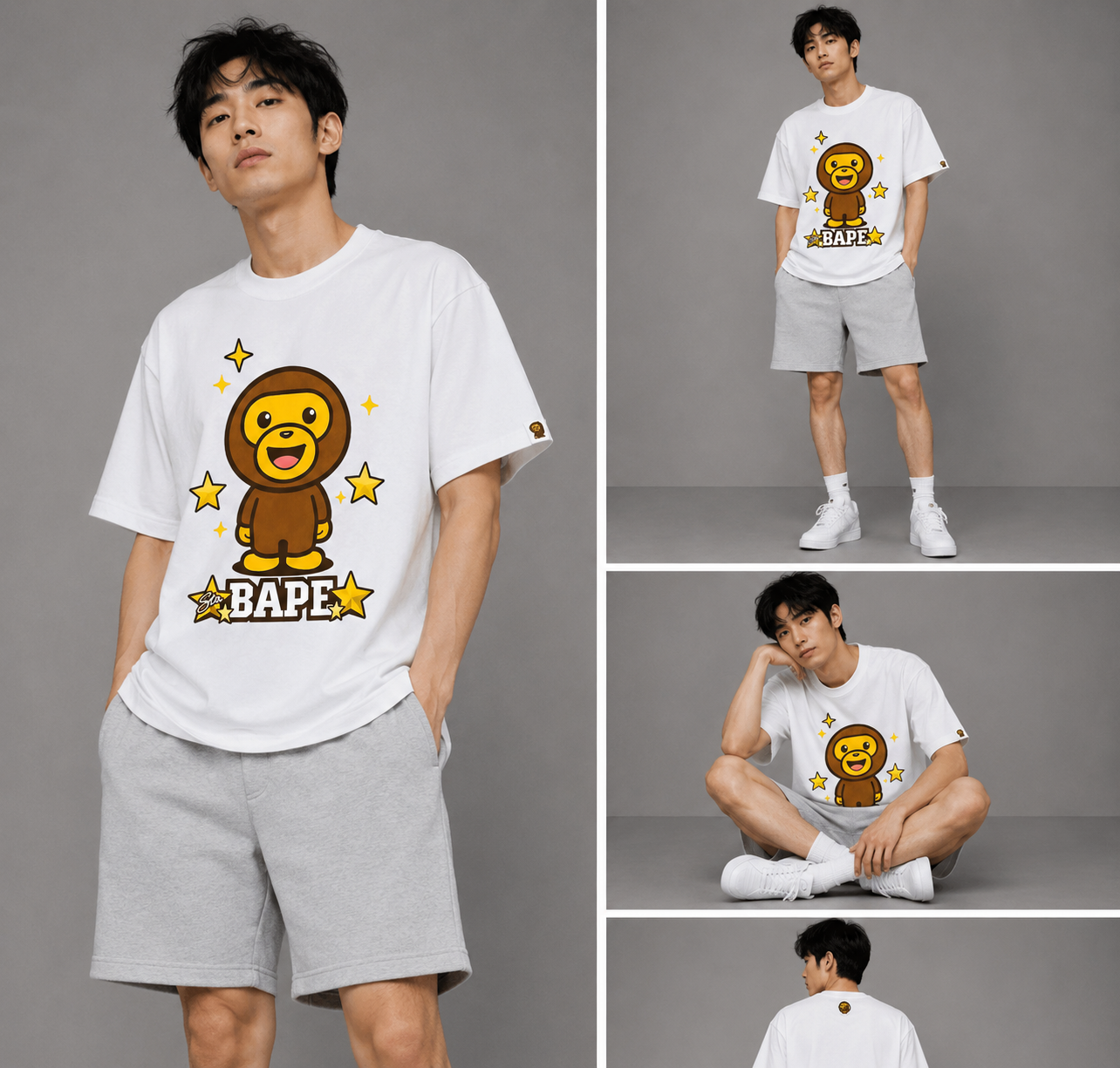 STABAPE smile monkey TEE